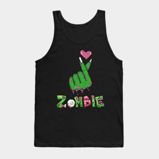 Zombie Kpop Heart Tank Top